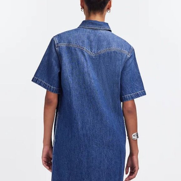 Oversized Mini Shirtdress - Picture 4 of 6